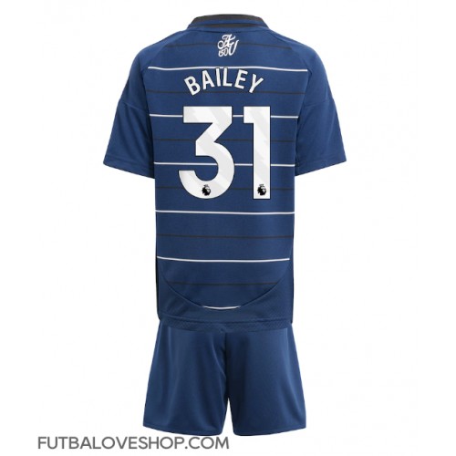 Dres Aston Villa Leon Bailey #31 Tretina pre deti 2024-25 Krátky Rukáv (+ trenírky)